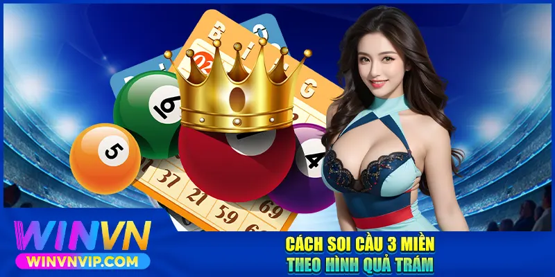Cách soi cầu 3 miền theo hình quả trám